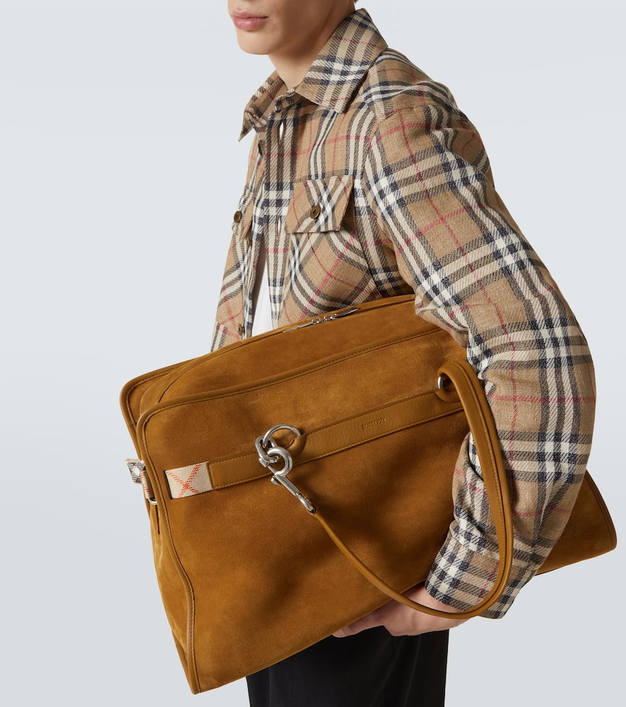 Burberry Suede briefcase