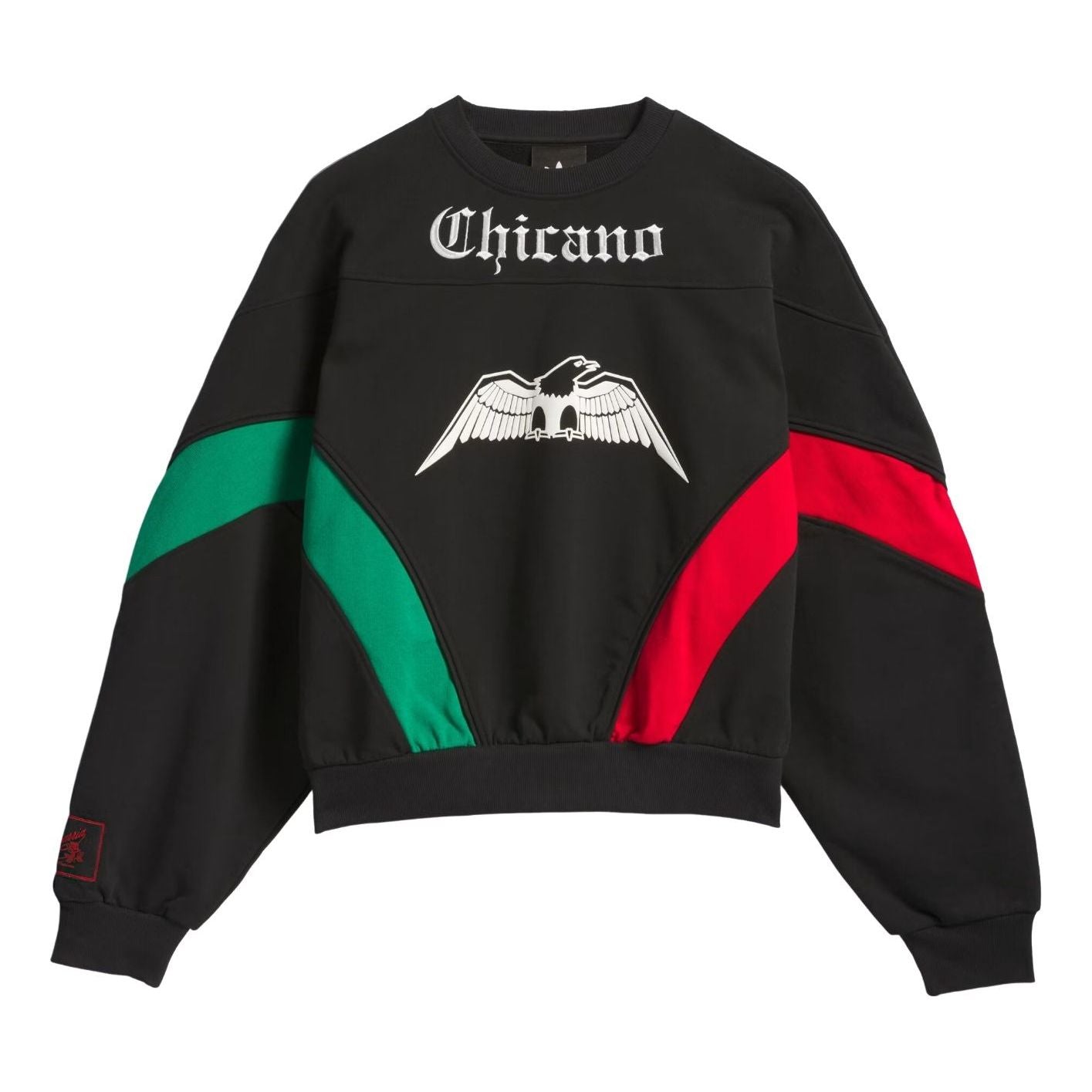 X Willy Chavarria Bball Fleece Crewneck Sweatshirt 'Black'