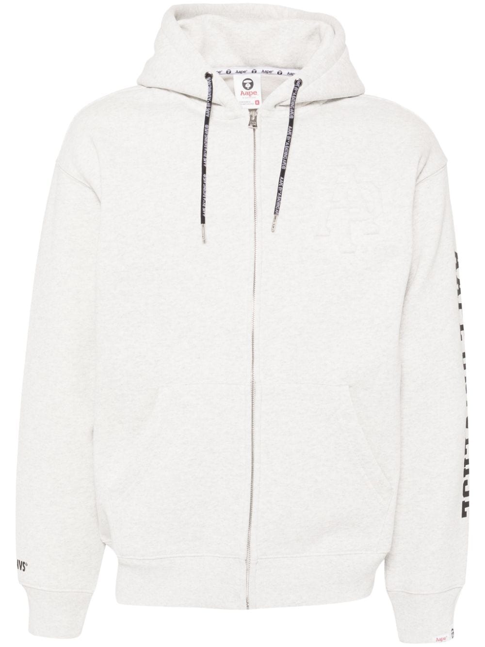 Logo hooded jacket - Grey