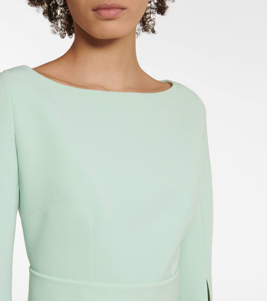 Crêpe midi dress