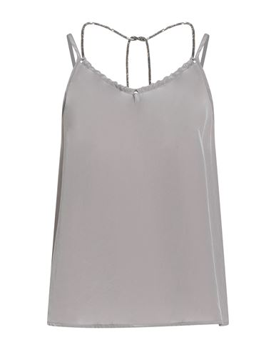 Woman Top Grey Size 10 Polyester, Recycled PES