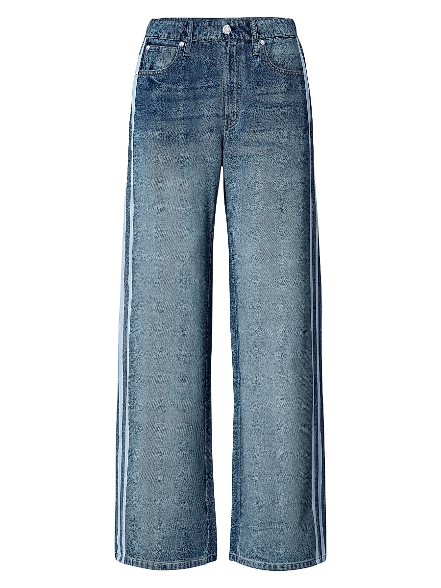 Women's rb Miramar Terry Track Pants - Carnation Stripe