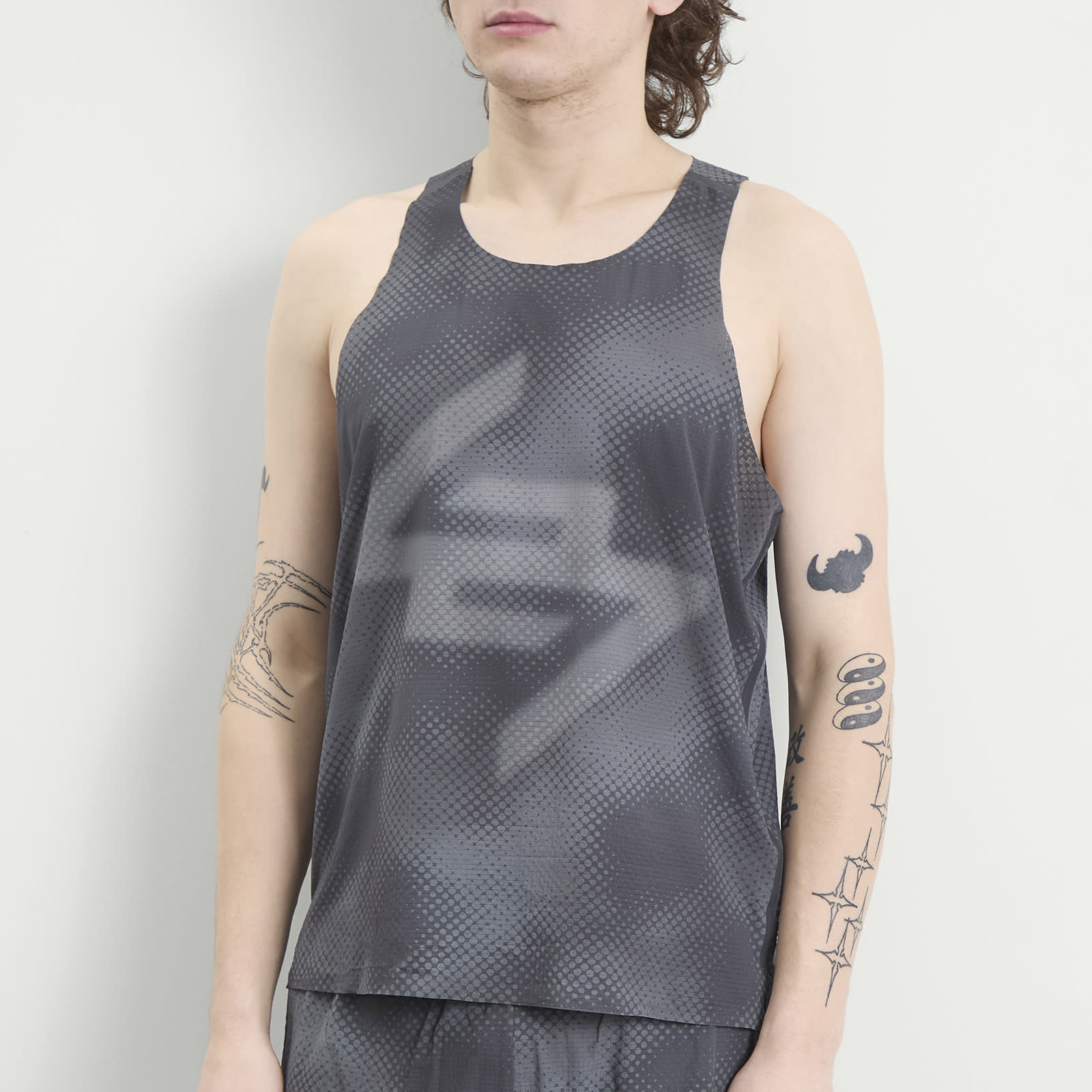 Men's Ultra Singlet Black Fade Out