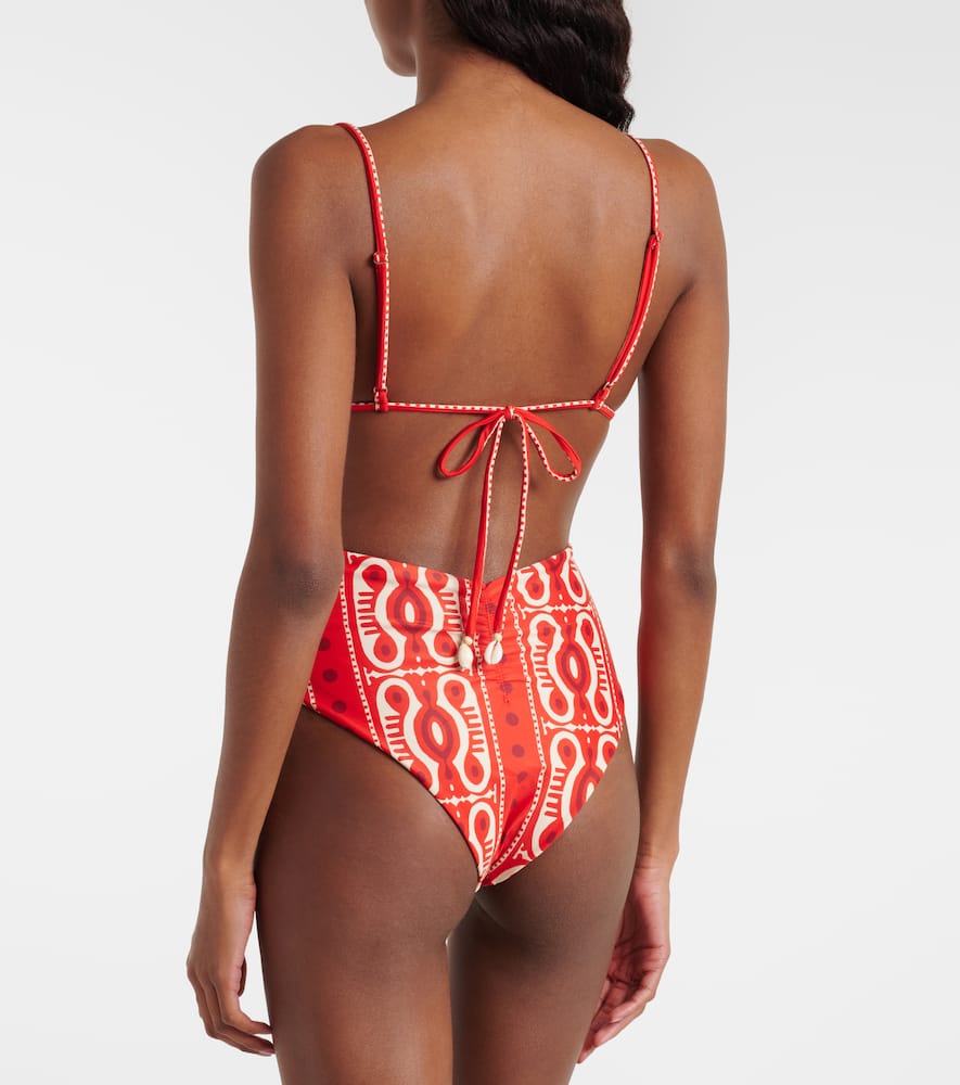 Printed bikini bottoms