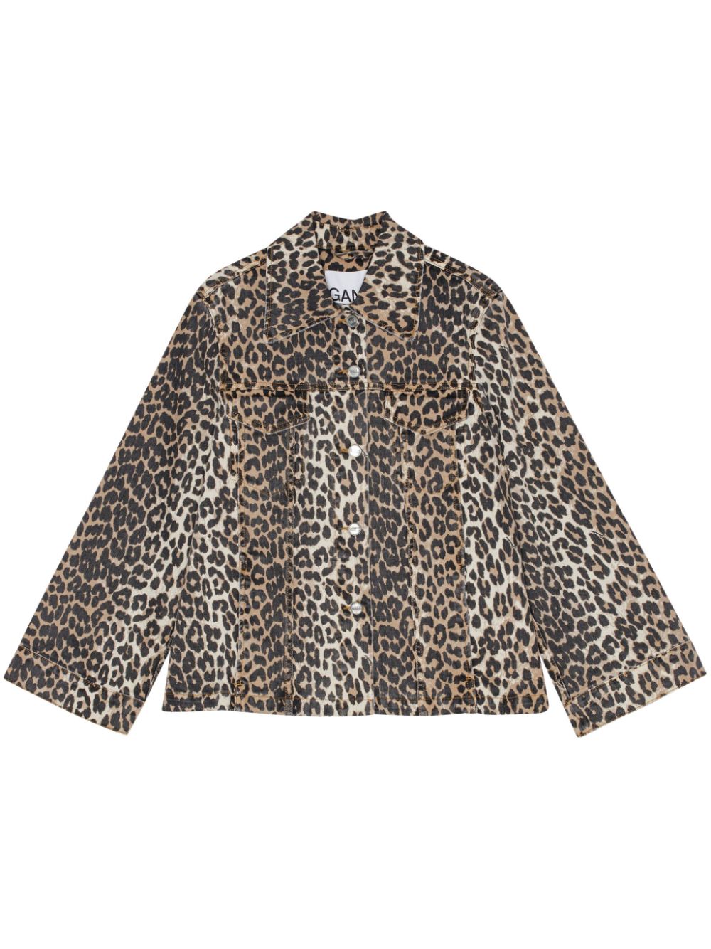 Animal-print jacket - Brown