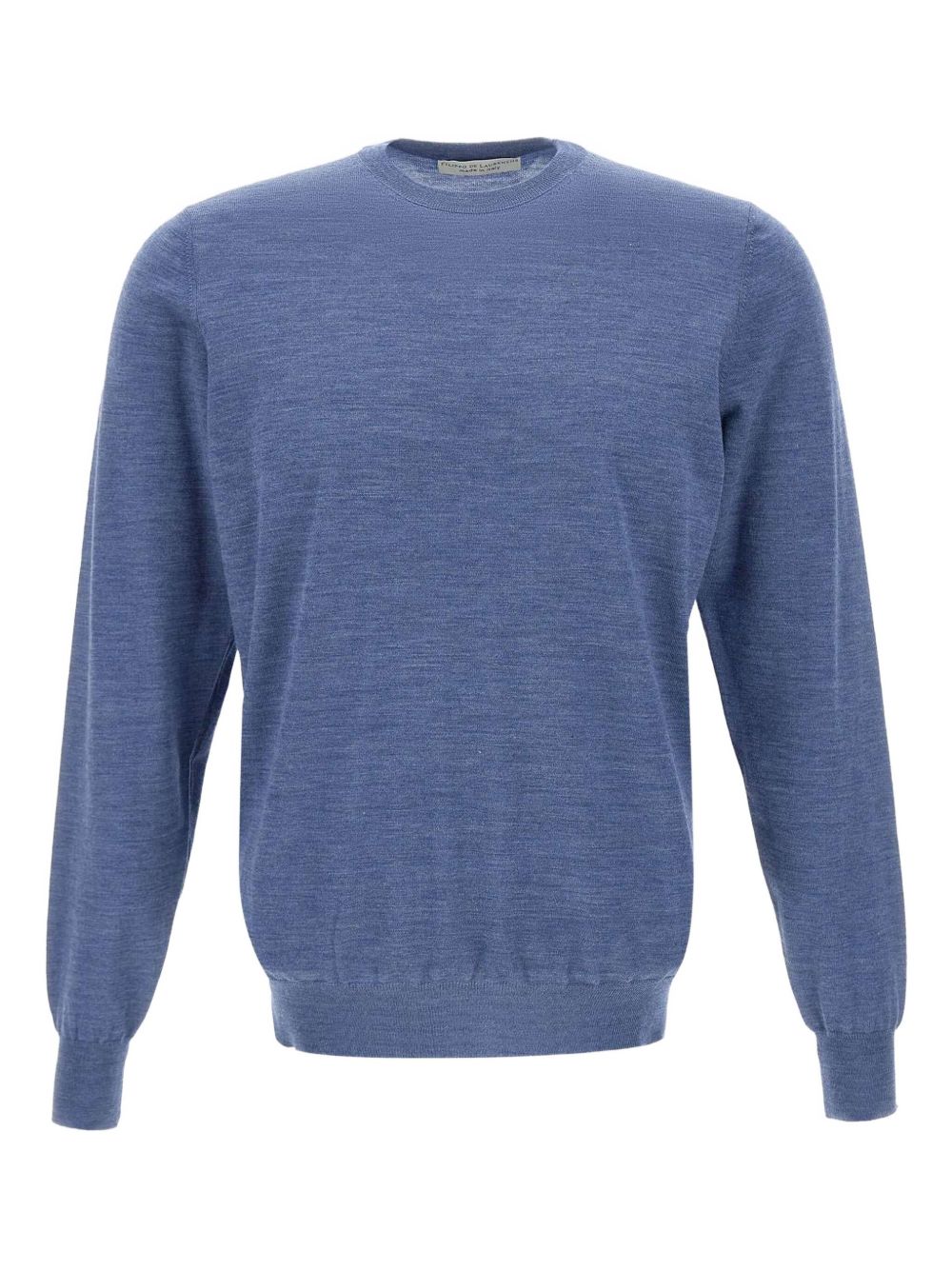 Crew-neck long-sleeve sweater - Blue