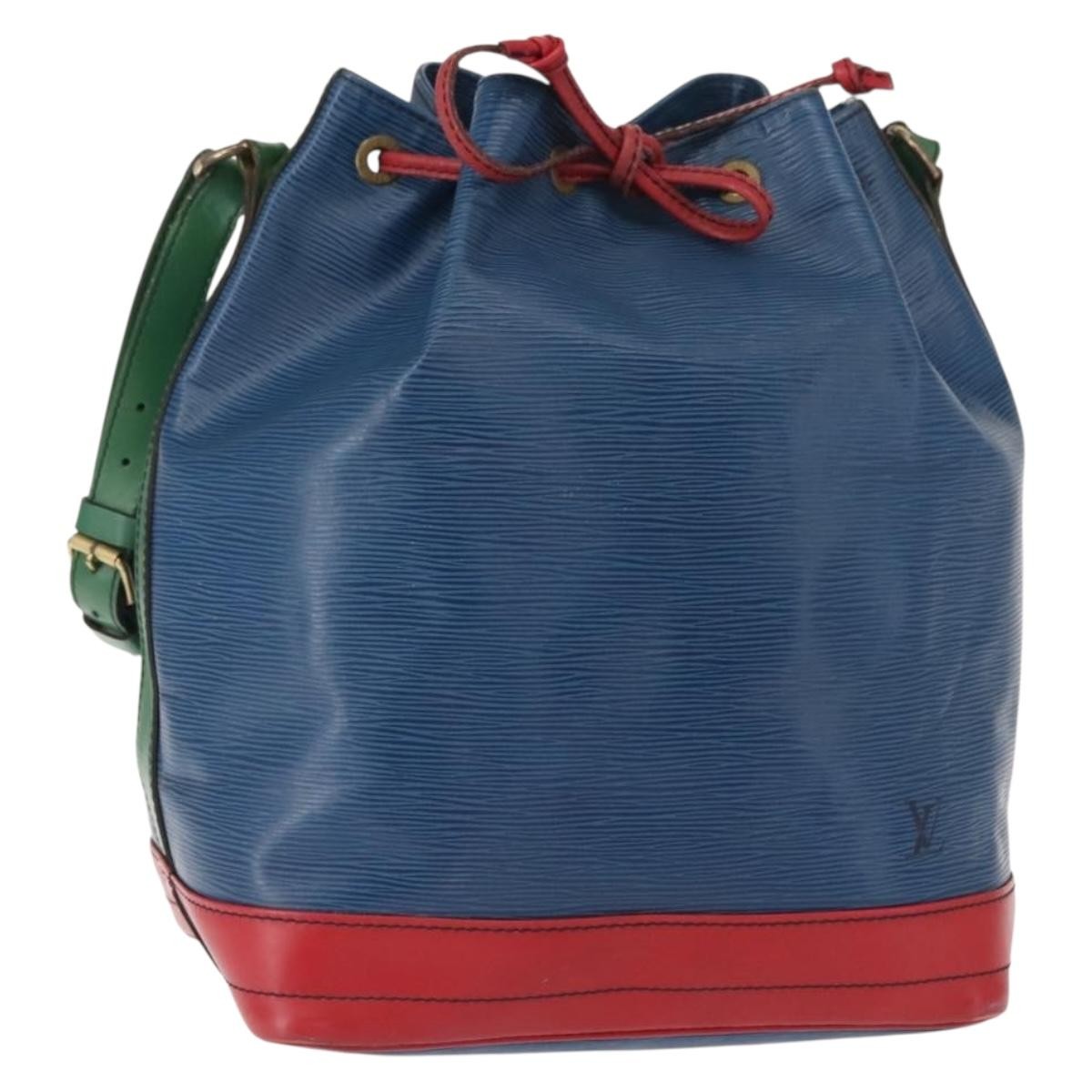 Louis Vuitton Tricolor Noe Epi Leather Blue Leather Handbag Pre-Owned