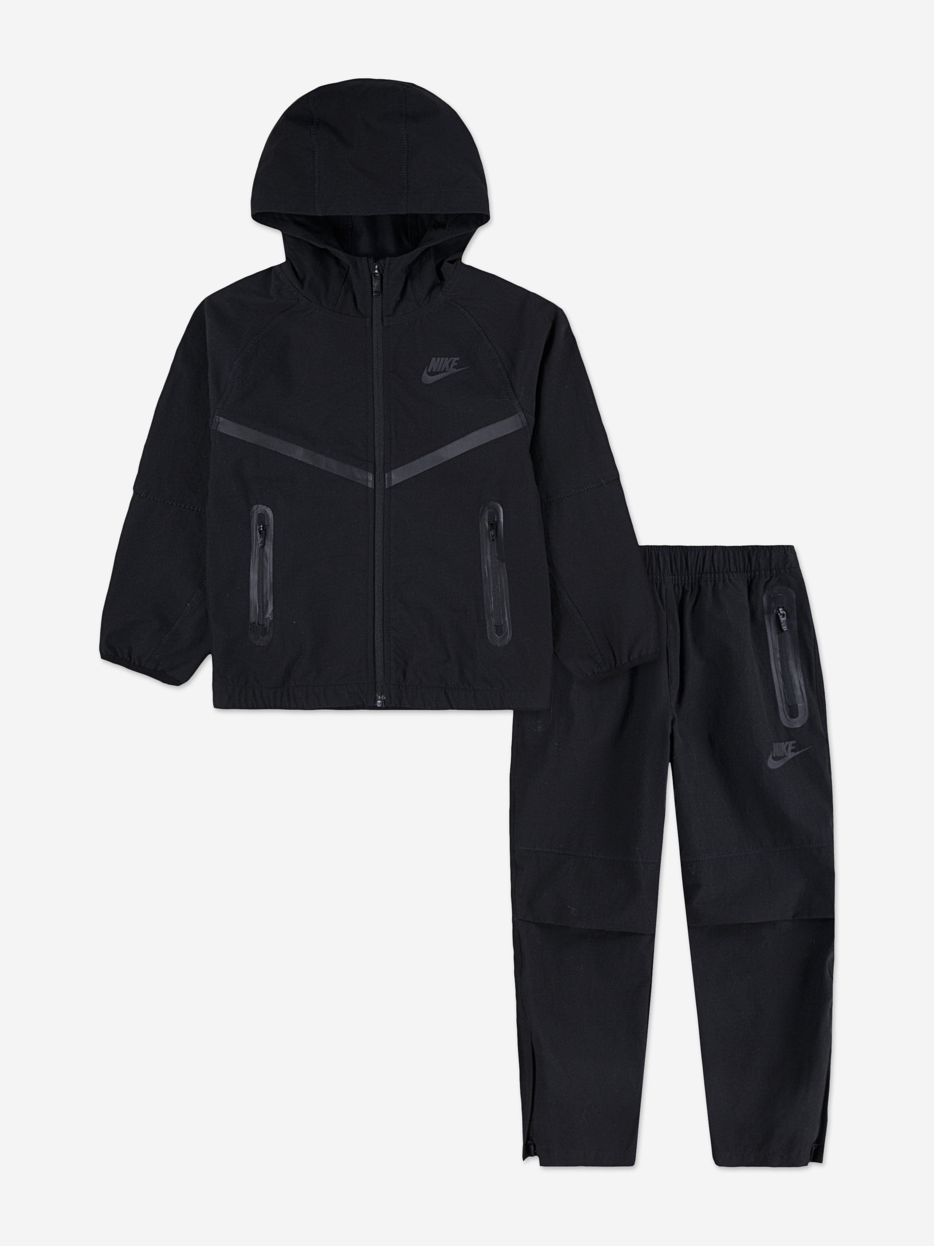 Kids FZ Tech Woven Tracksuit in Black