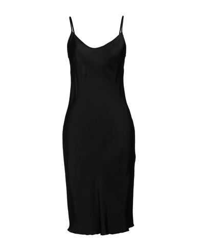Woman Midi dress Black Size M Viscose