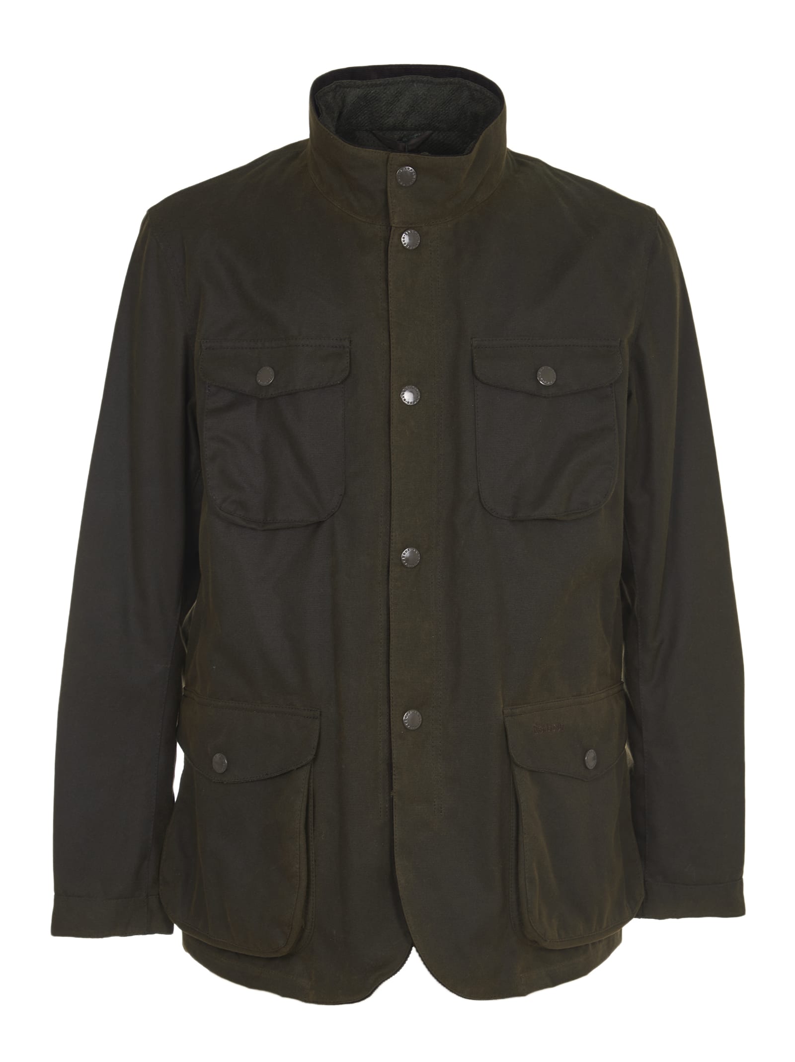 High-neck Chest Pocket Jacket