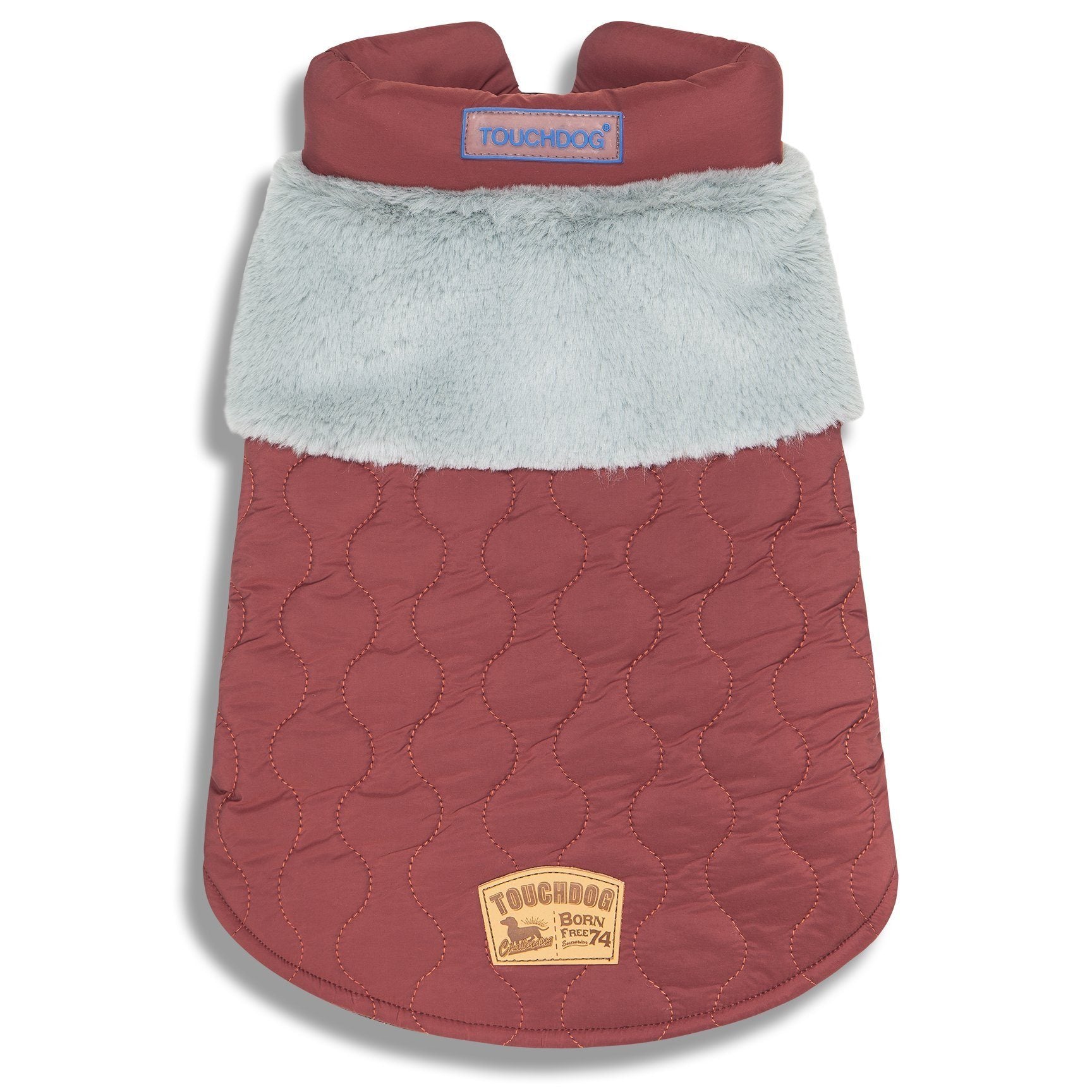 'Furrost-Bite' Fur and Fleece Designer Fashion Dog Jacket