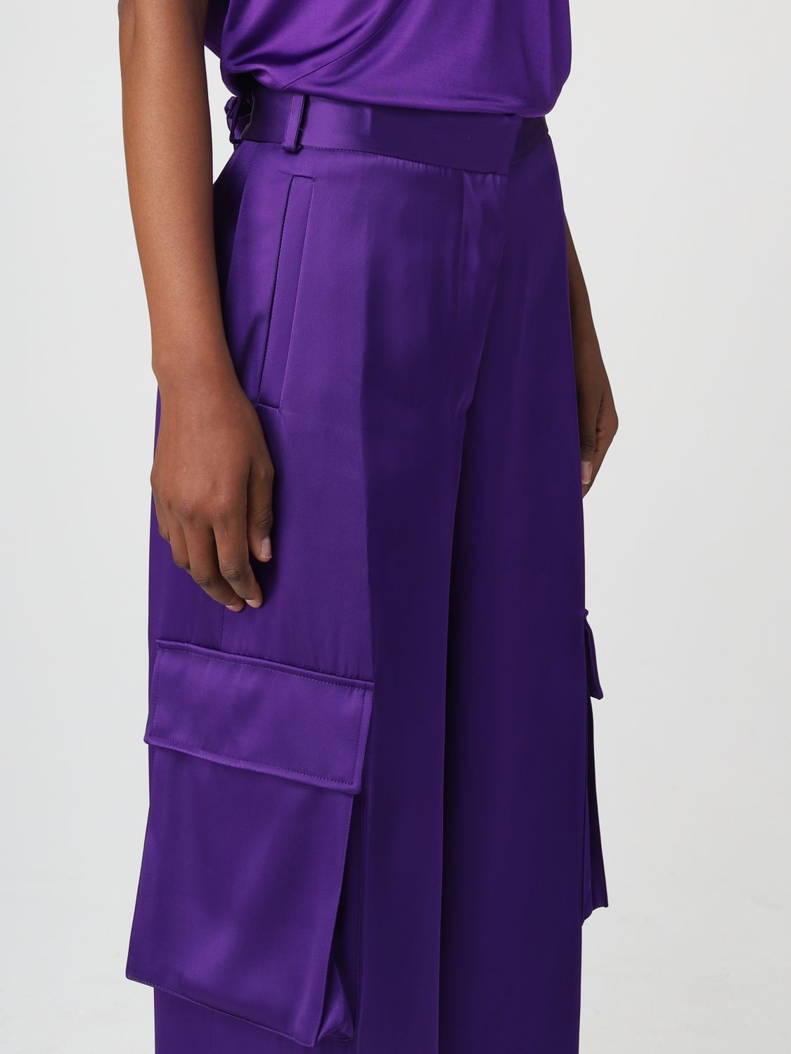 Pants Woman color Violet