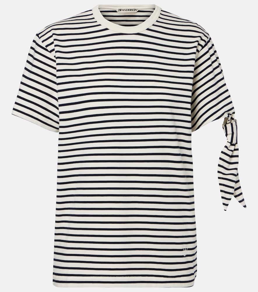 Striped cotton jersey T-shirt