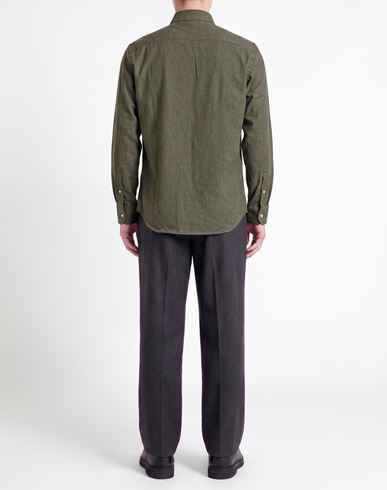Man Shirt Dark green Size 16 ½ Cotton