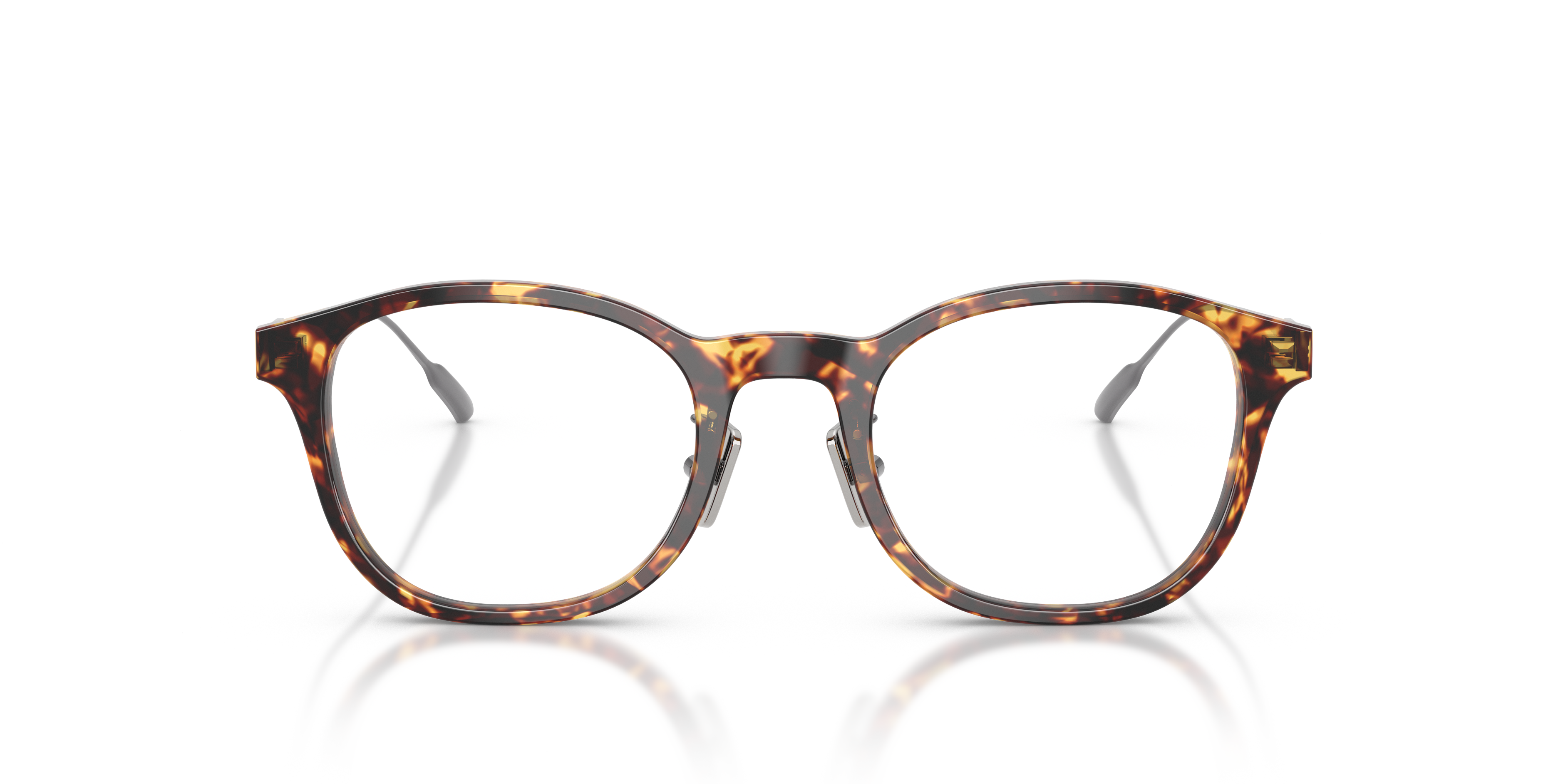 Moncler Unisex Moncler ME2030D 3038 Monturas ópticas Acetato Tortuga Transparente Pantos Norma