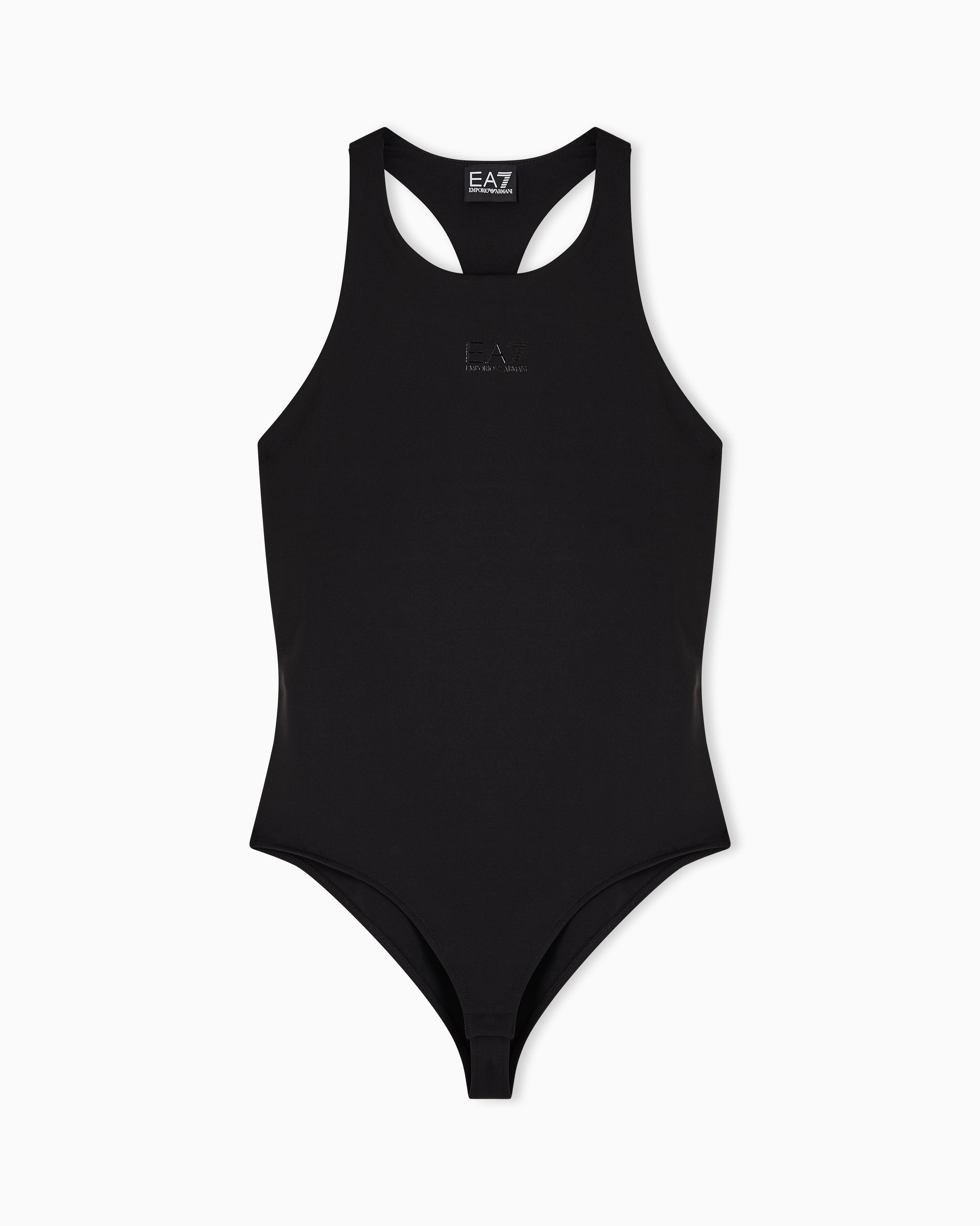Logo Series bodysuit in stretch technical fabric