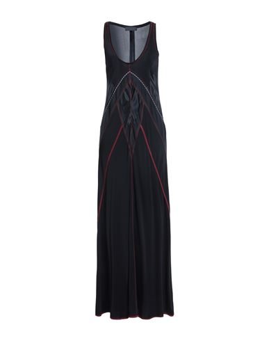 Diesel Black Gold Woman Maxi dress Black Size M Rayon