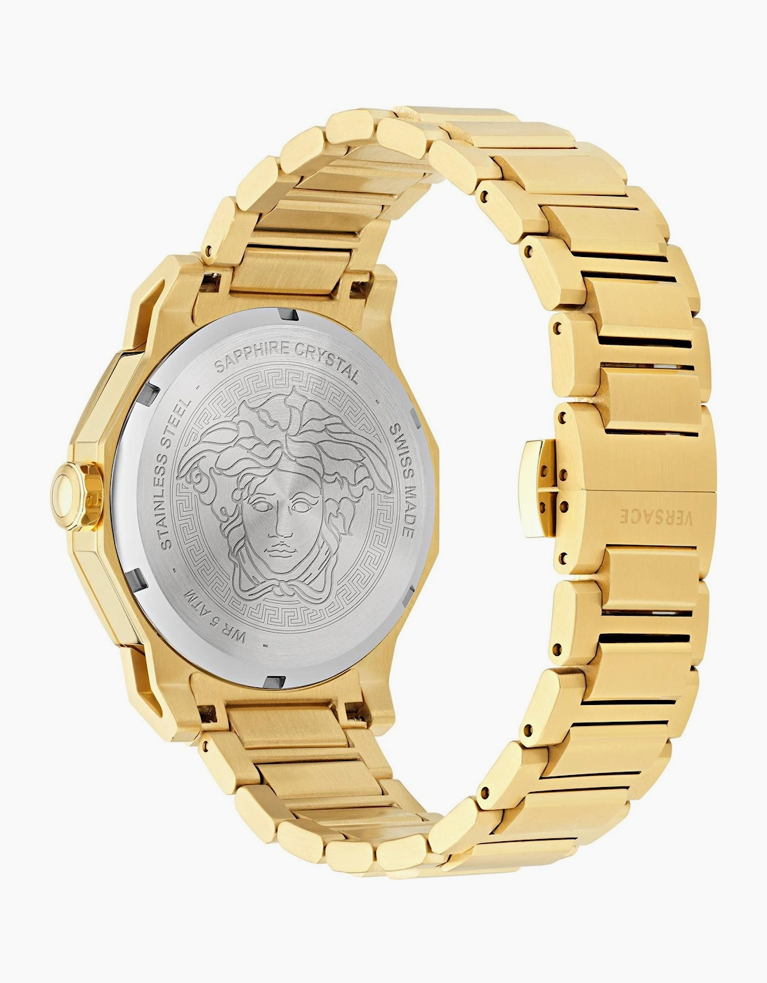 Versace Men's Medusa Deco Quartz Analogue Watch - Gold - : ONE