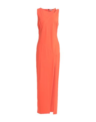 Woman Maxi dress Orange Size 1 Polyamide, Elastane