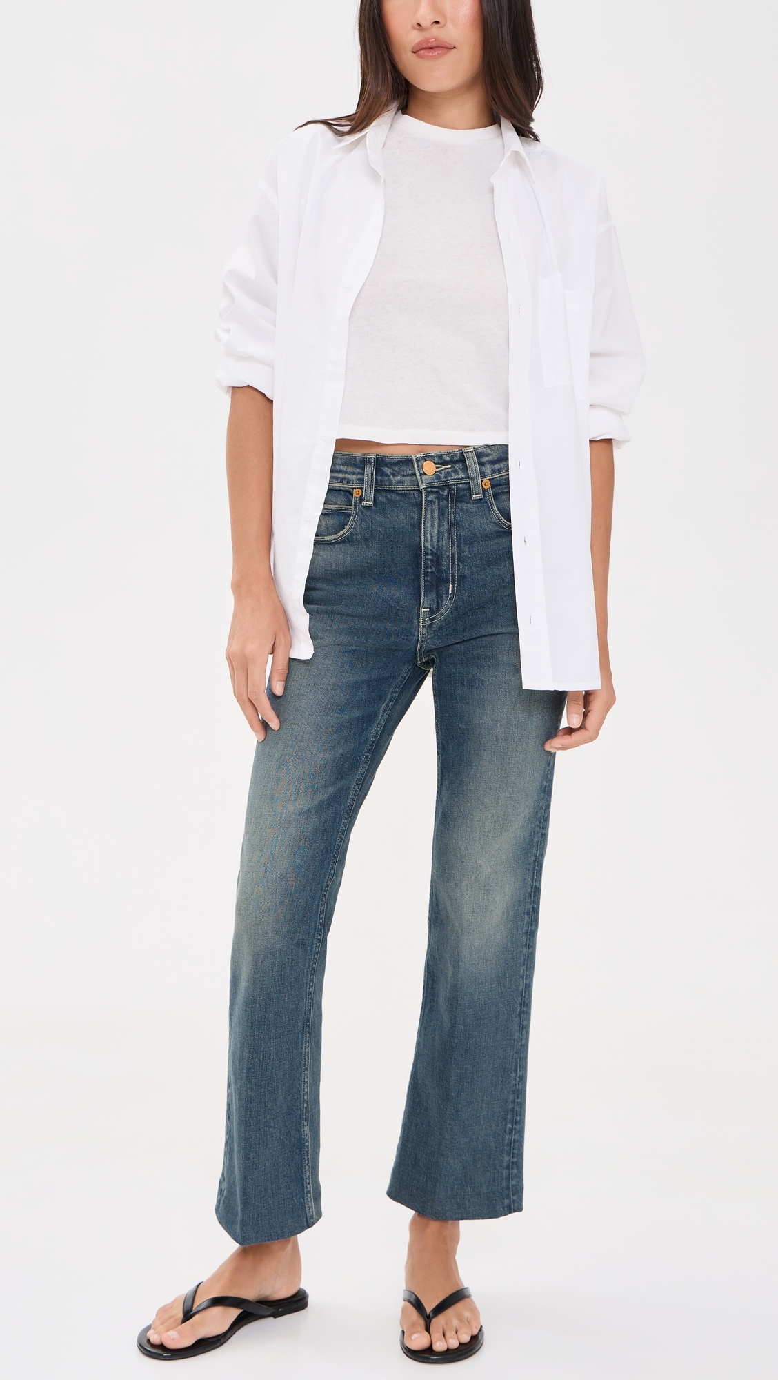 The Kenickie Blind Crease Jeans Ione Indigo