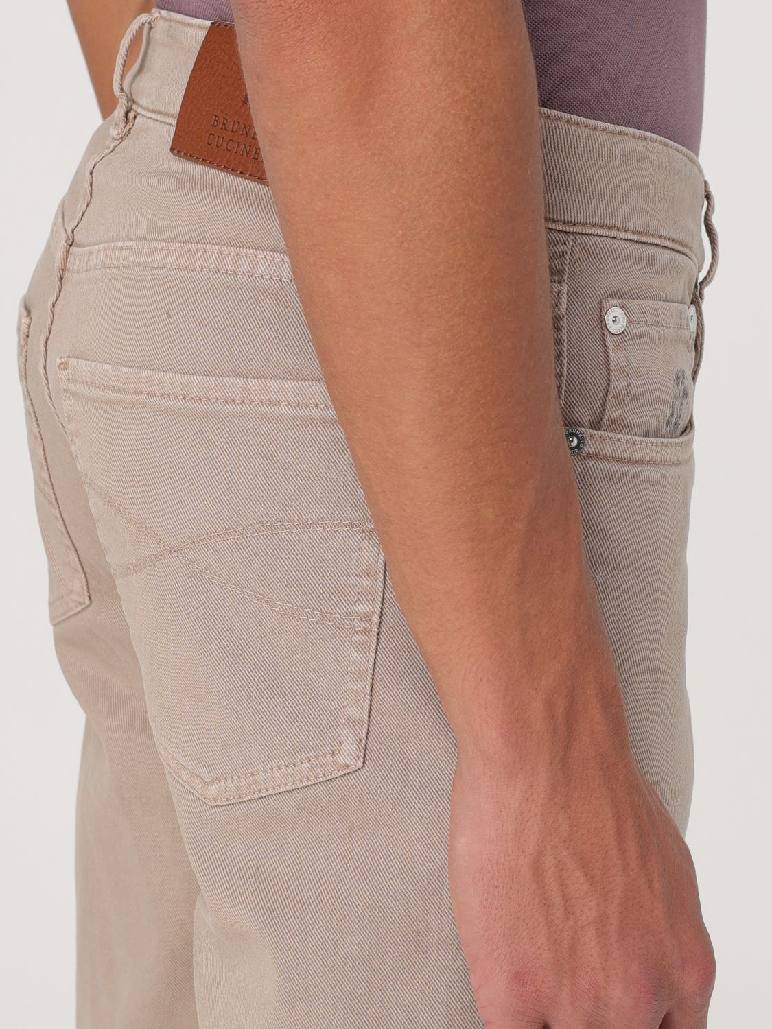 Pants Men color Brown
