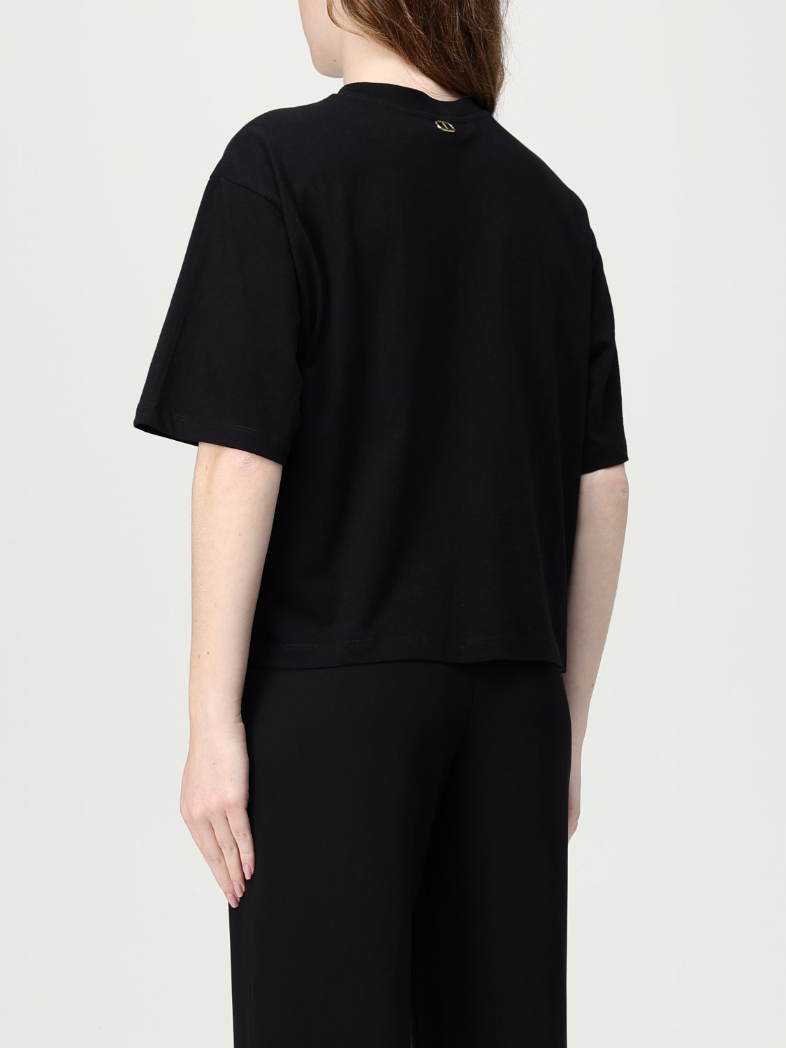 TWINSET embroidered T-shirt - Black