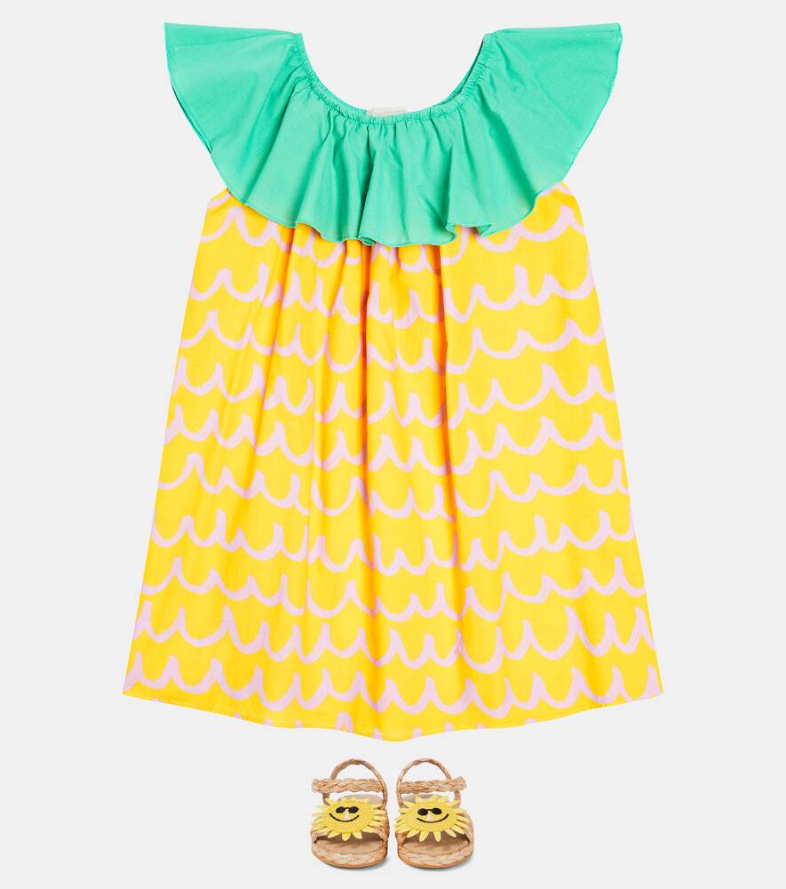 Stella McCartney Kids Pineapple cotton dress