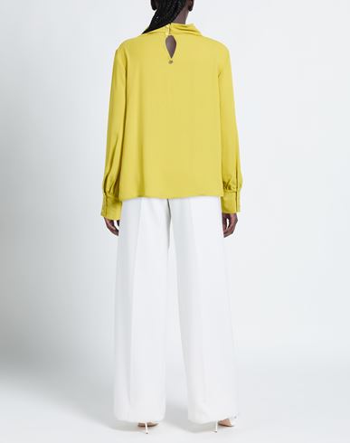 Luckylu Milano Woman Top Lime green Size 10 Polyester