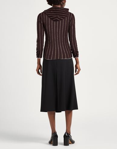 Woman Sweater Dark brown Size S Wool, Acrylic, Polyamide