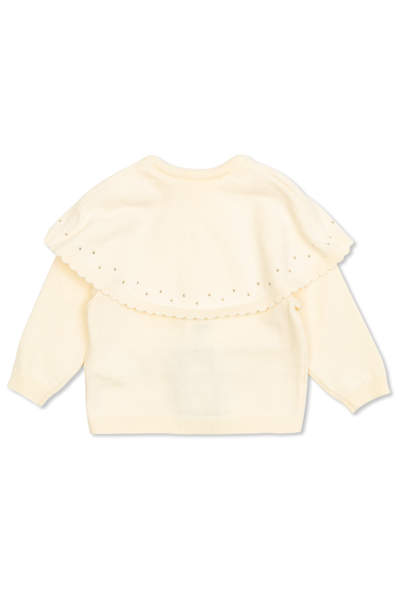 Sequin Cardigan, Unisex, Cream