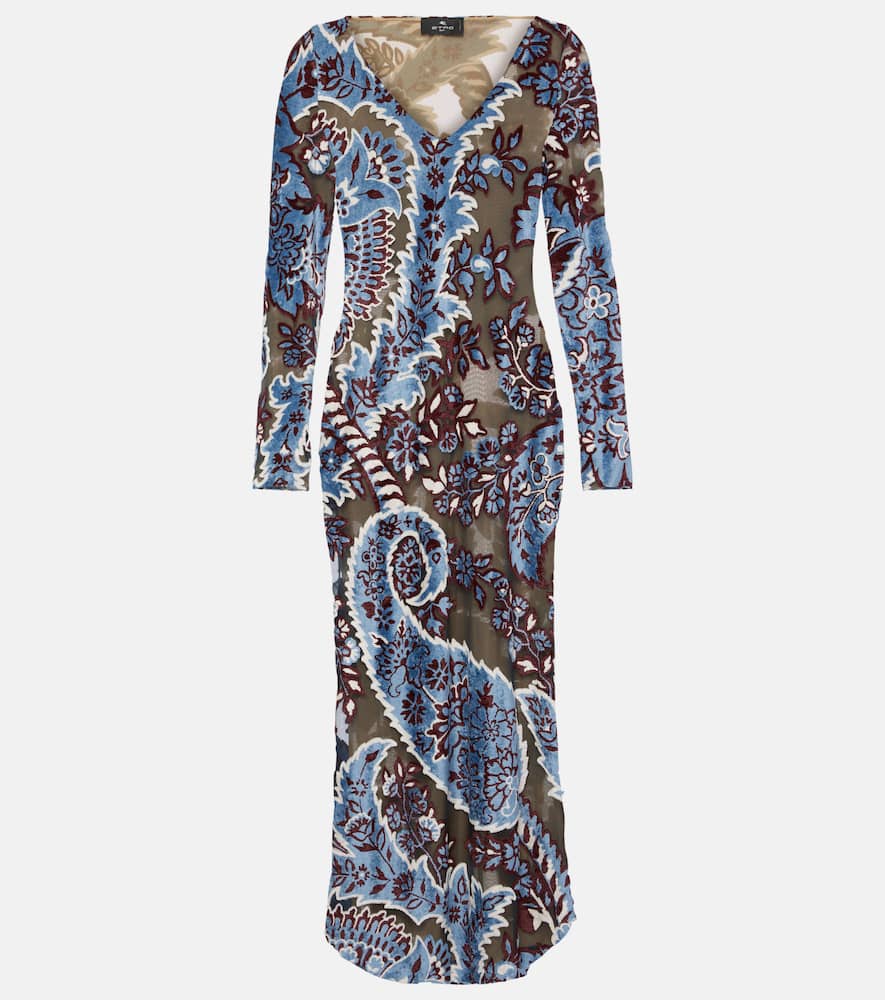 Printed midi dress