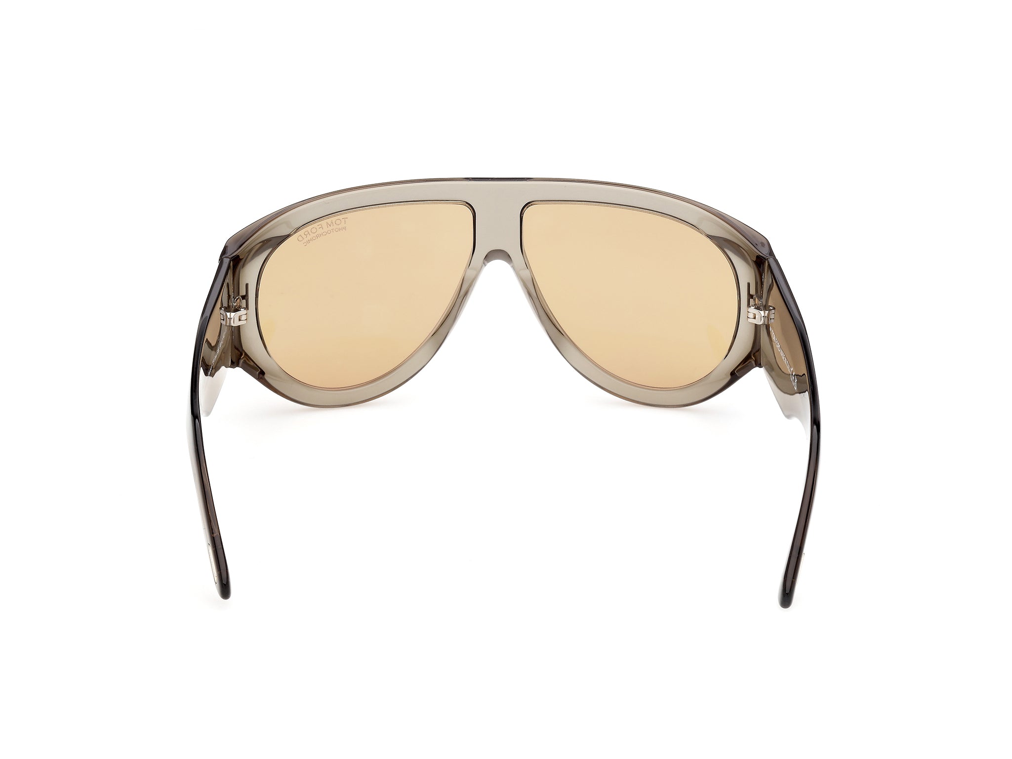 TOM FORD Man TOM FORD FT1044 BRONSON 93E Sunglasses Acetate Green Brown Pilot Photochromic