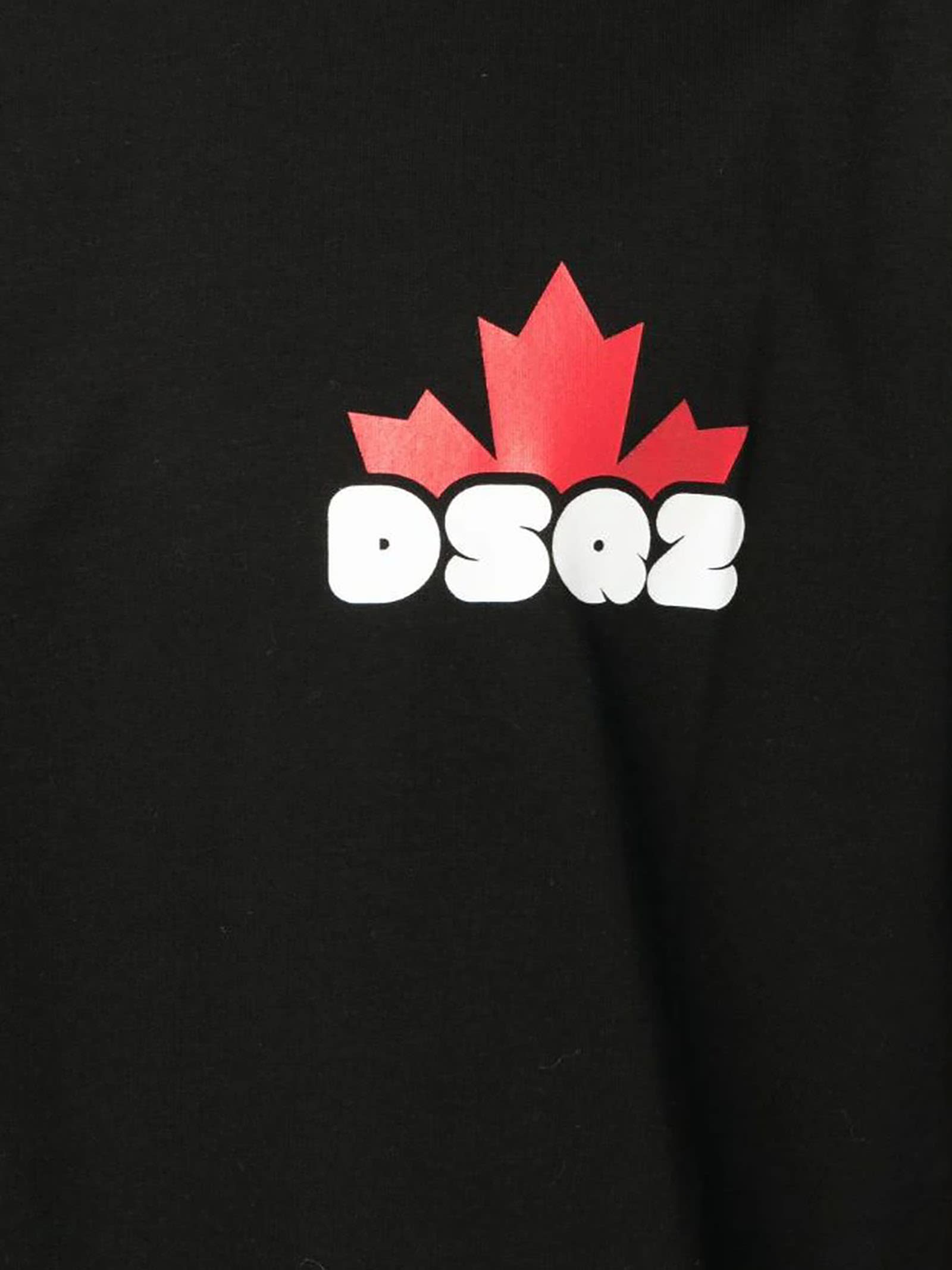 디스퀘어드2 남성 Black Cotton T-Shirt 13638487
