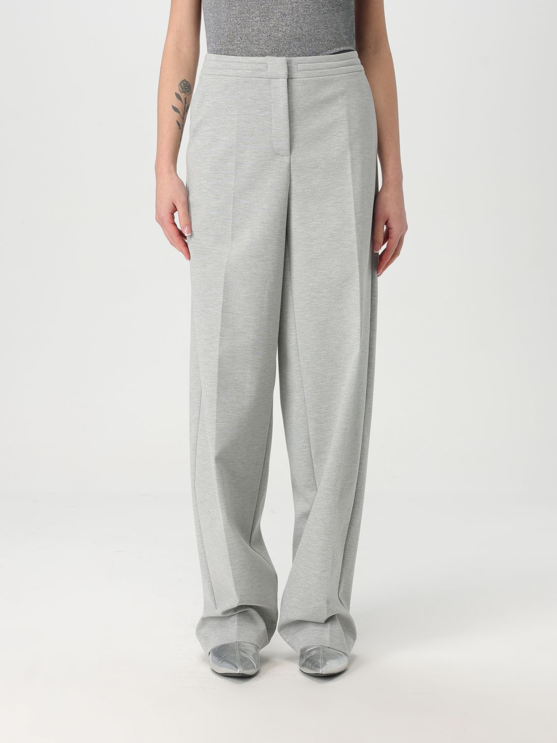 Straight-leg trousers - Grey
