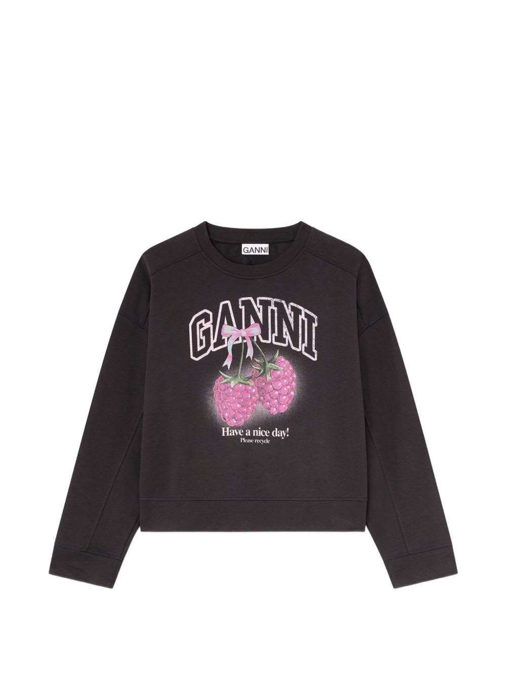 Raspberry Cotton Sweatshirt