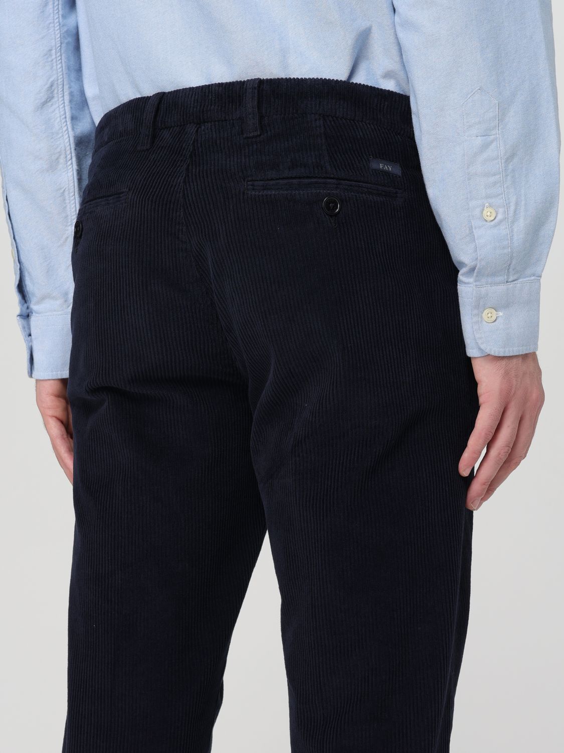 Pants Men color Blue