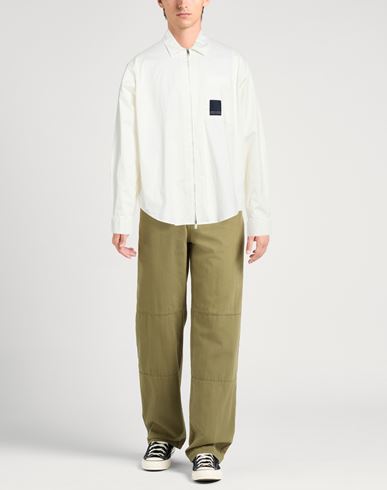 Man Shirt White Size XS Cotton, Elastane