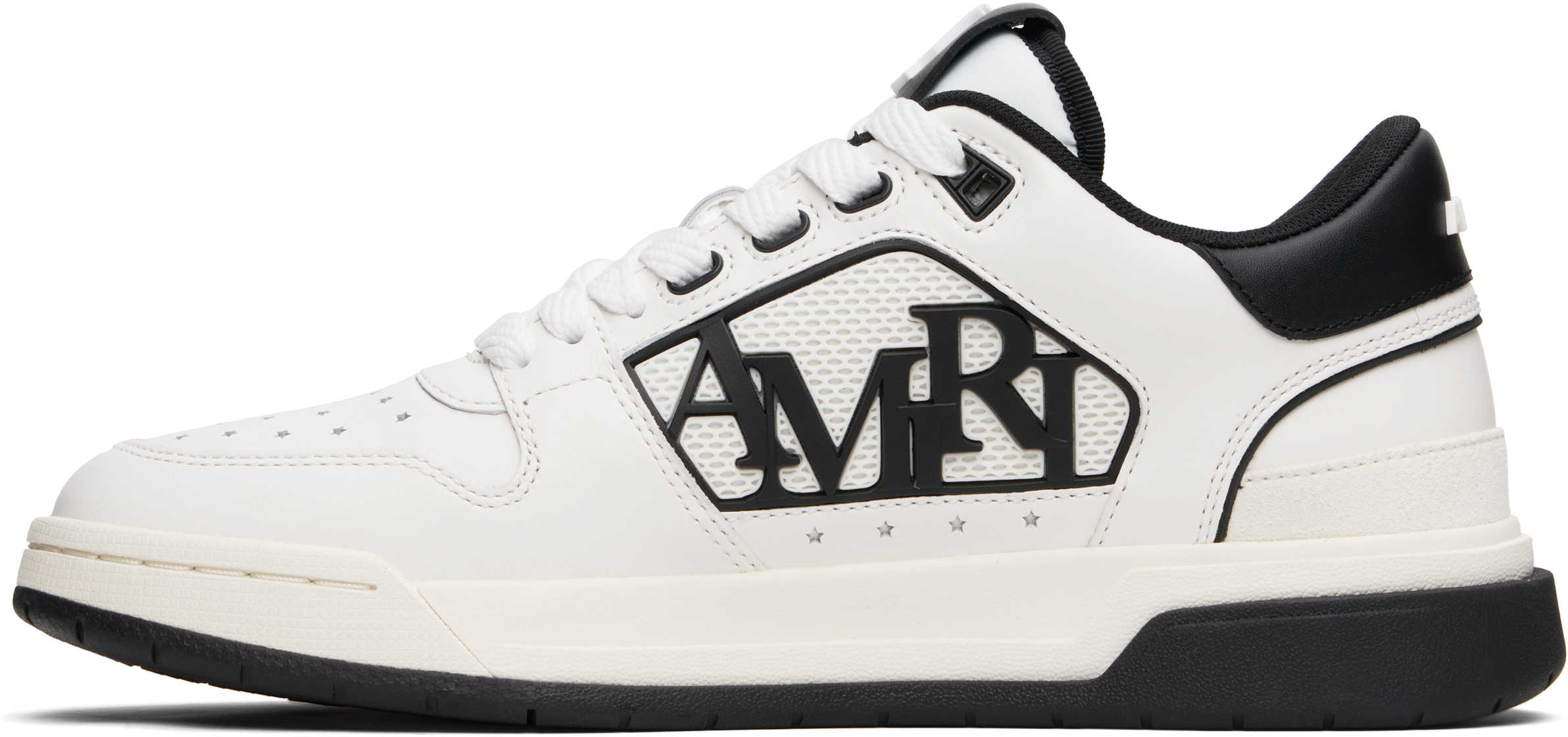 White & Black Classic Low Sneakers