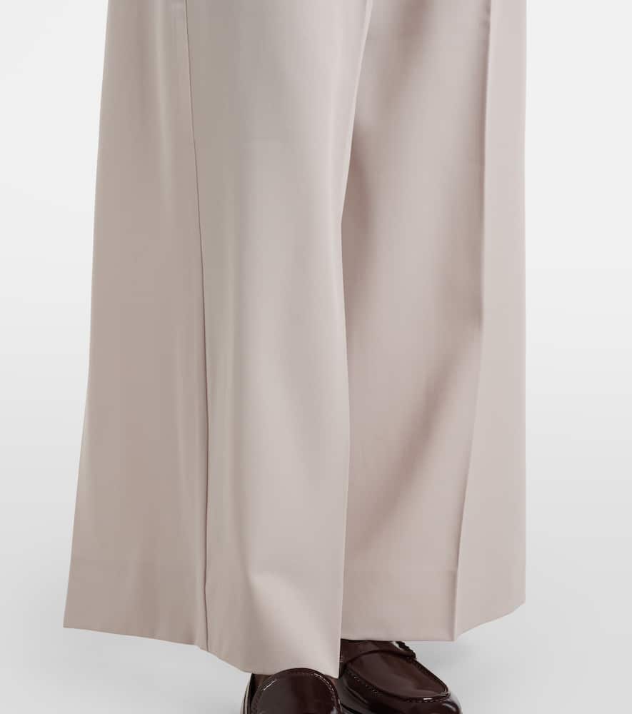 Nichols wool wide-leg pants