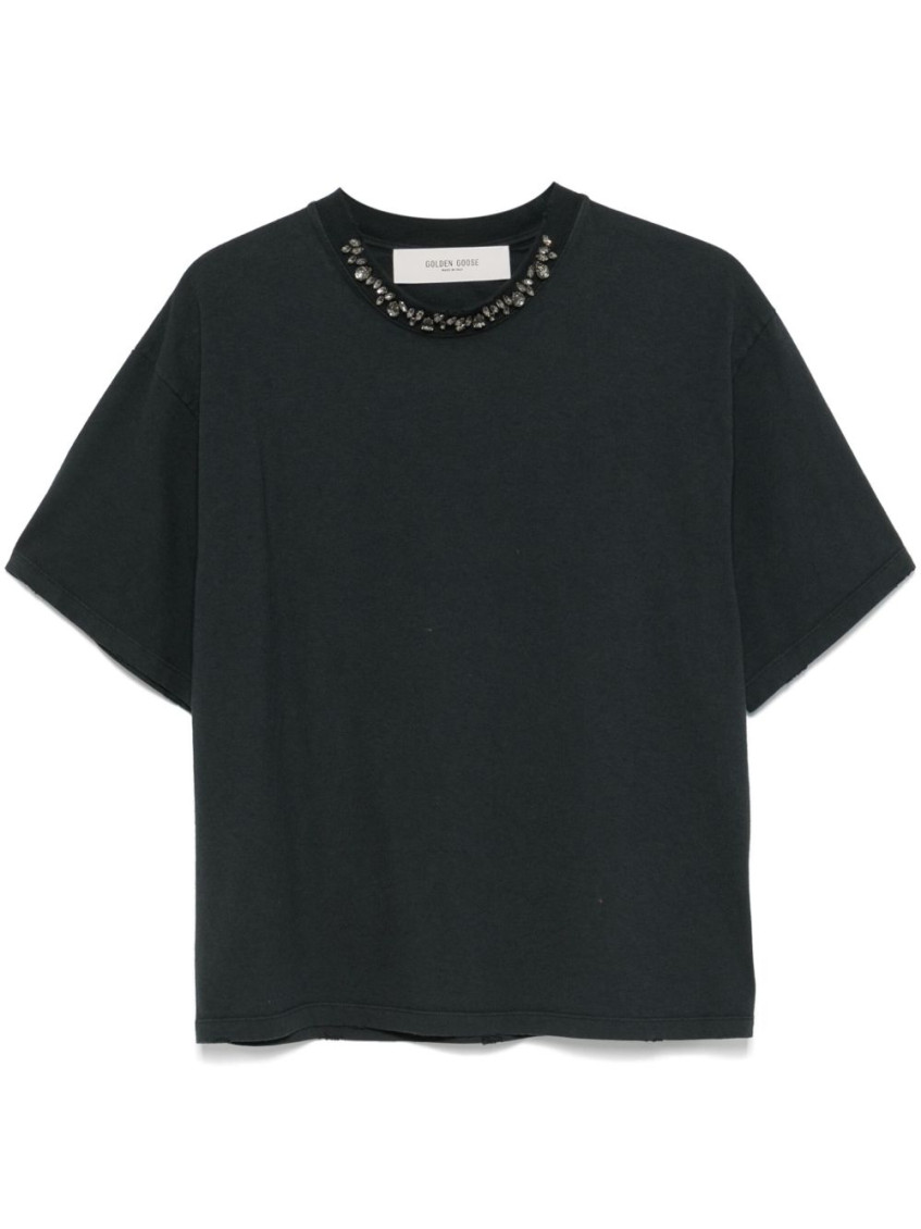 Tshirt Crystal Collar