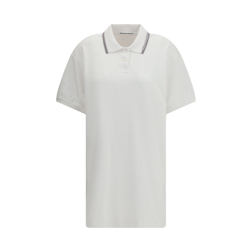 Cotton Polo Dress Polo Dress — White