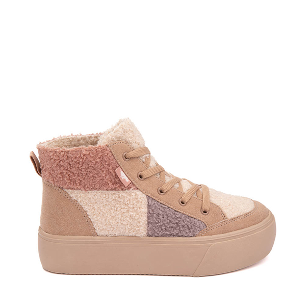 Womens Rocket Dog Flair Patchwork Platform Casual Shoe - Natura