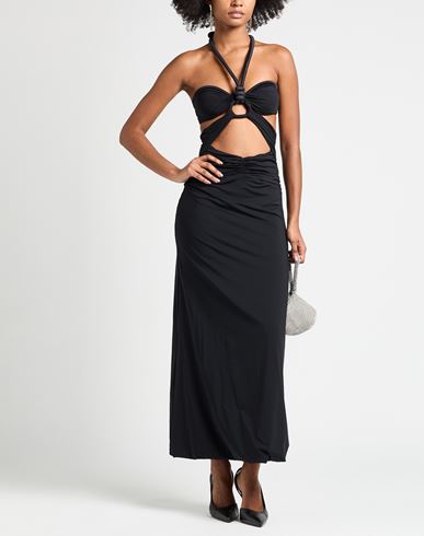 Woman Maxi dress Black Size ONESIZE Polyamide, Elastane