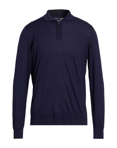 Man Sweater Navy Size 38 Silk