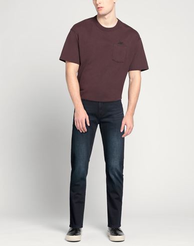 Man Jeans Black Size 33 Cotton, Elastane