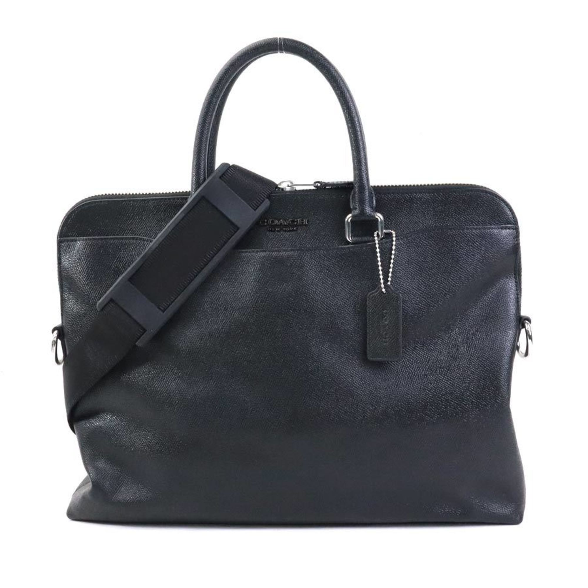 Coach Black Leather Handbag Shoulder Bag Pre-Owned