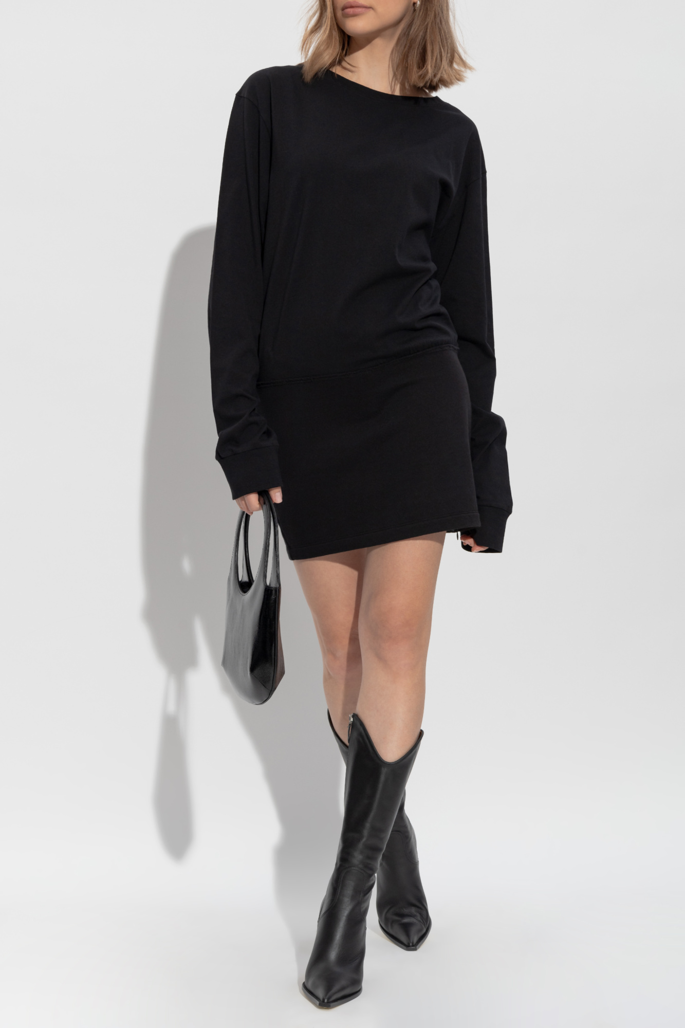 Long Sleeve Dress, Women's, Black