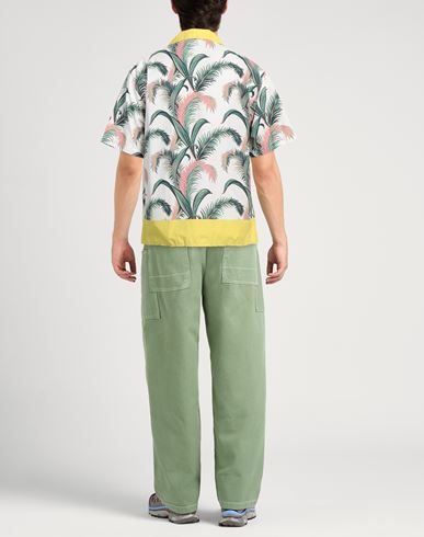Maison Kitsuné Man Shirt Green Size S Cotton