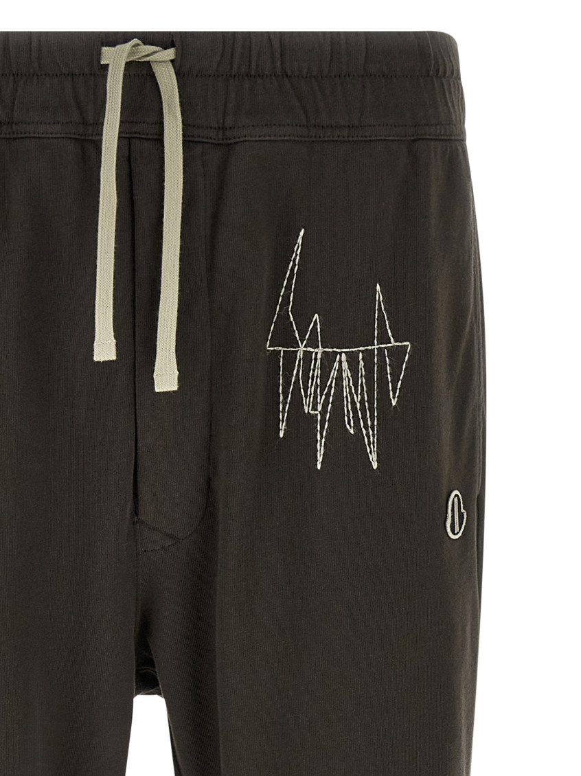 Rick Owens - moncler jogger trousers embroidered pocket
