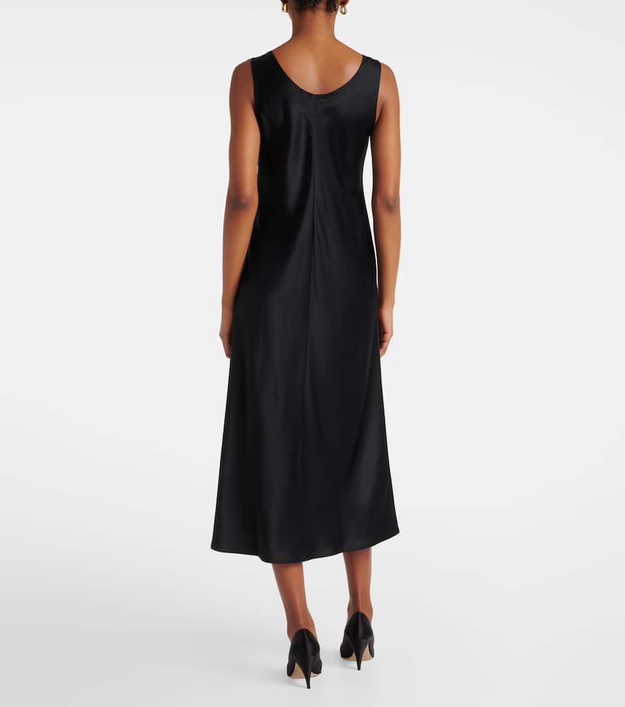 Banjo silk satin midi dress